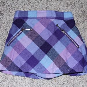 Children's Place Blue, Purple & Pink Plaid Skirt